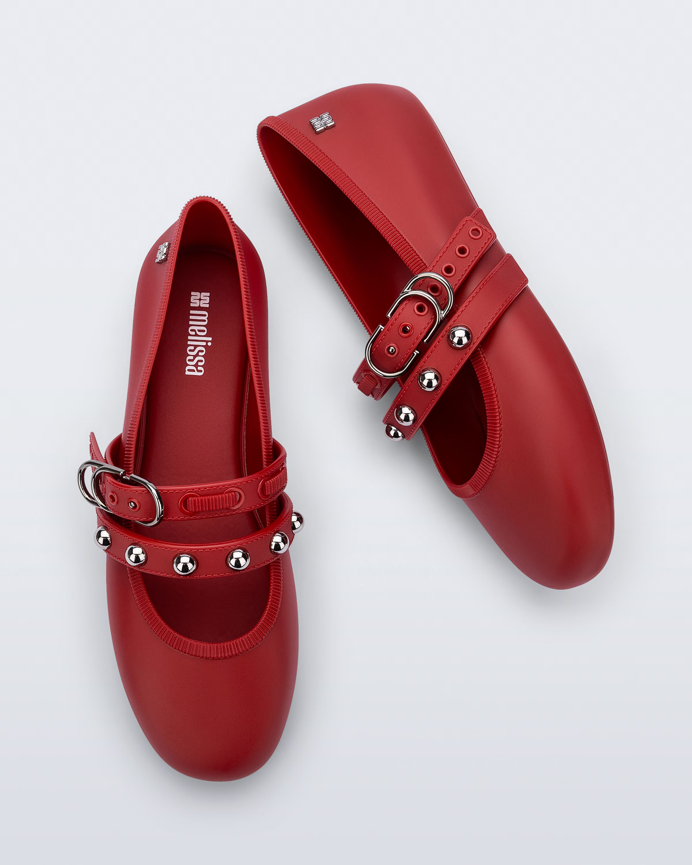 Sabrina Soft Ballerina Studs Vermelho - Melissa  2