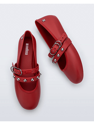 Sabrina Soft Ballerina Studs Vermelho - Melissa 