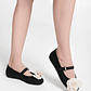 Sabrina Soft Ballerina Petals Preto - Melissa - Thumbnail 4