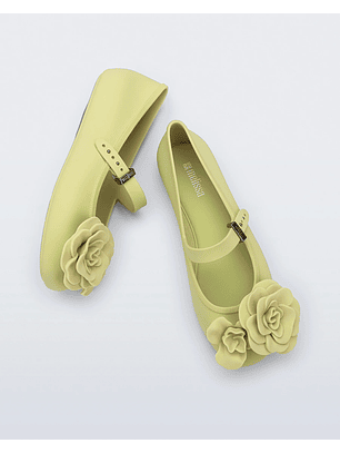 Sabrina Soft Ballerina Petals Amarelo - Melissa 