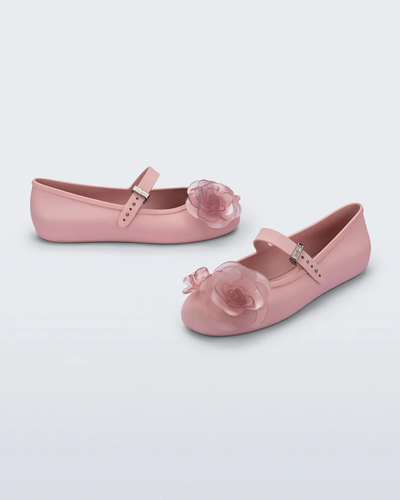 Sabrina Soft Ballerina Petals Rosa - Melissa 2