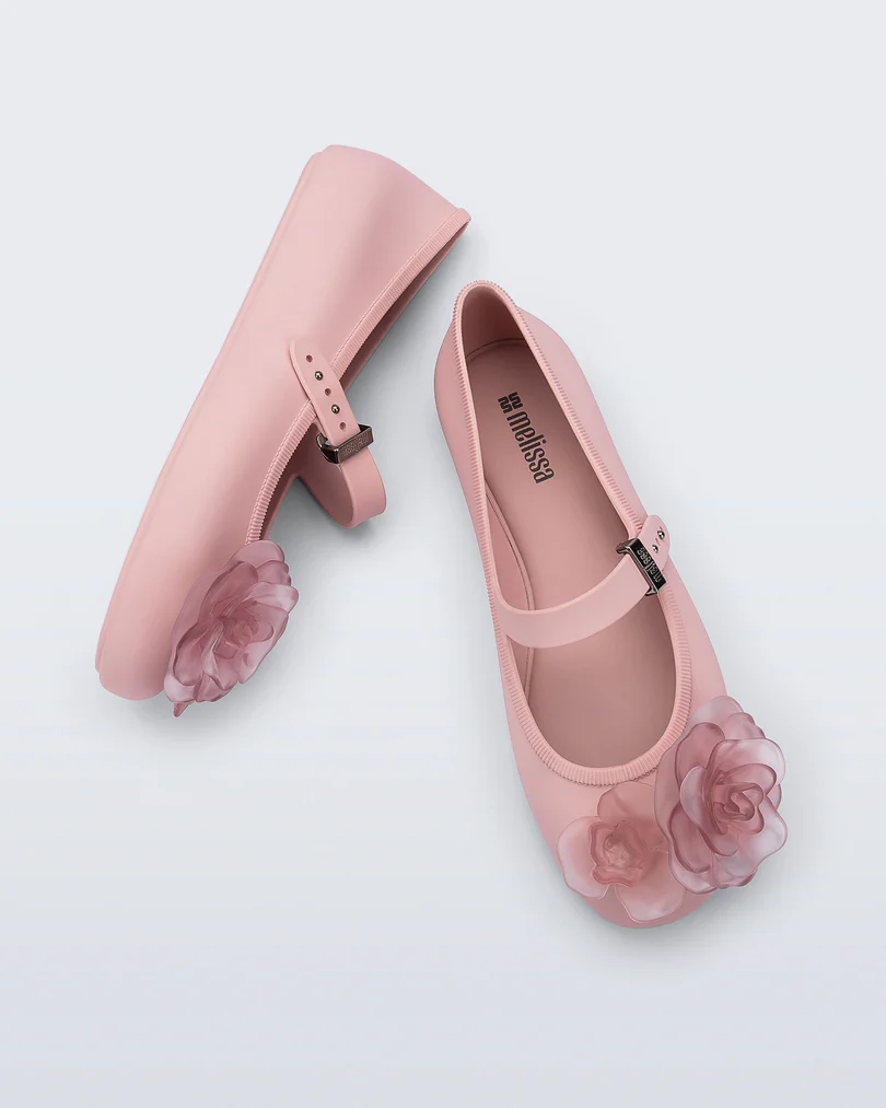 Sabrina Soft Ballerina Petals Rosa - Melissa 3
