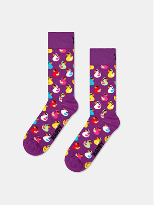 Meia Patos de Borracha Roxo - Happy Socks 