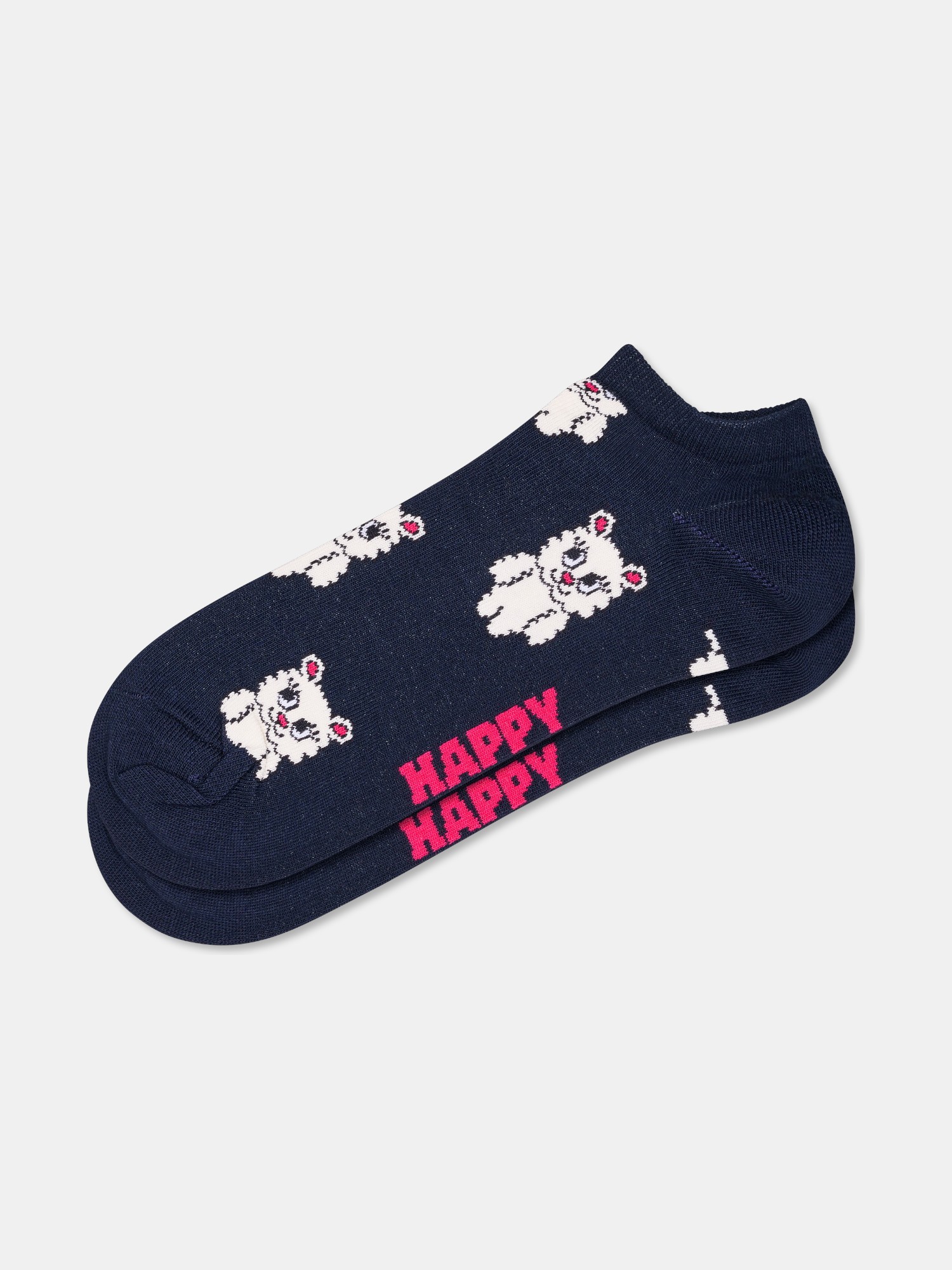 Meia Curta Cutie Urso Azul - Happy Socks 1