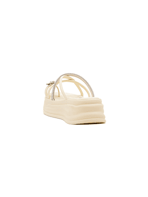 Chinelo Plataforma LIS Branco - Russel Matos 