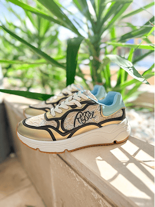 Ténis MUST 88 Dourado - Russel Matos