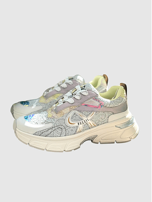 Ténis SARA Prata Multi - Russel Matos 