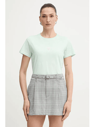 T-shirt com Lavagem Verde - Guess 