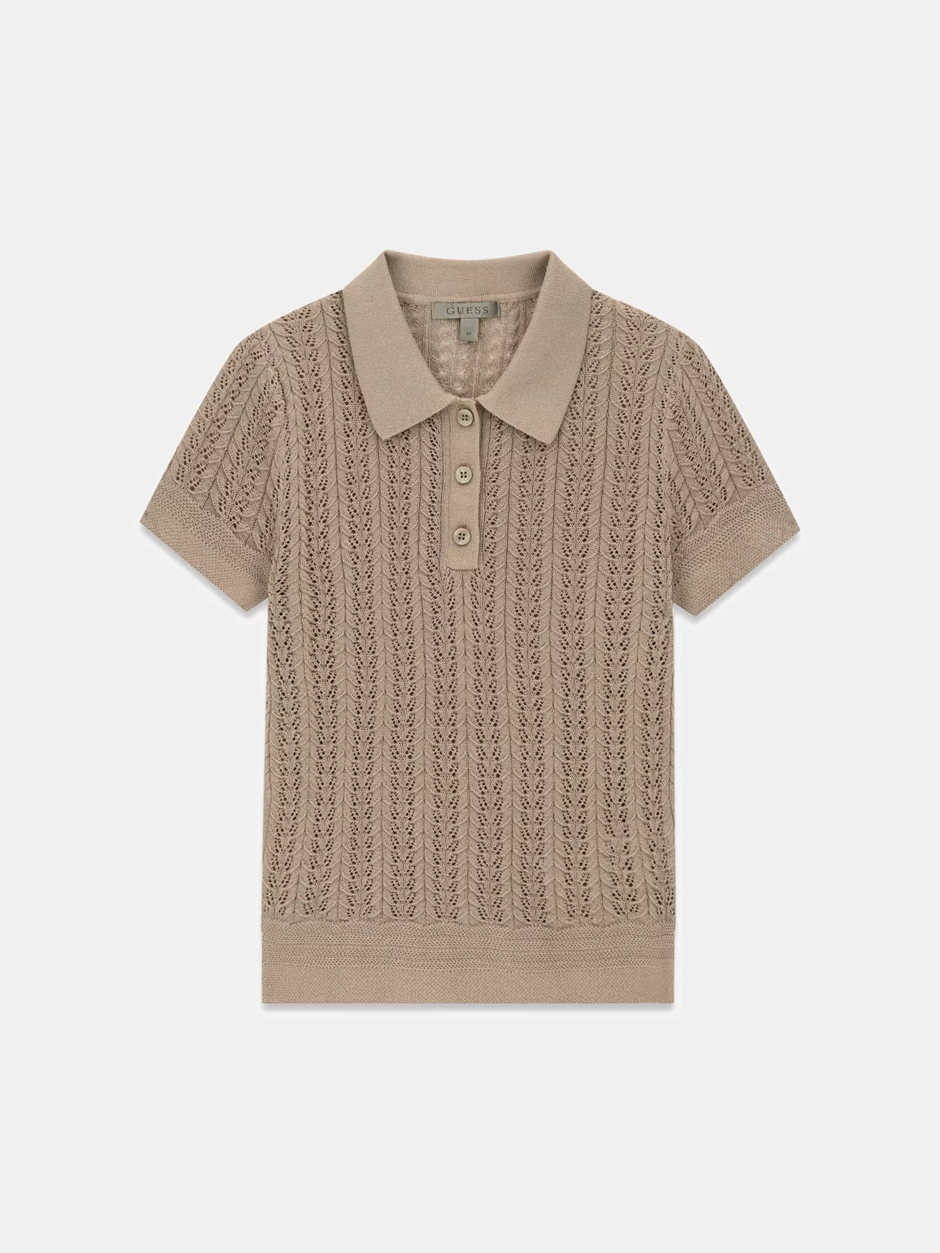 Polo em Renda VIENNA Verde Seco - Guess 3