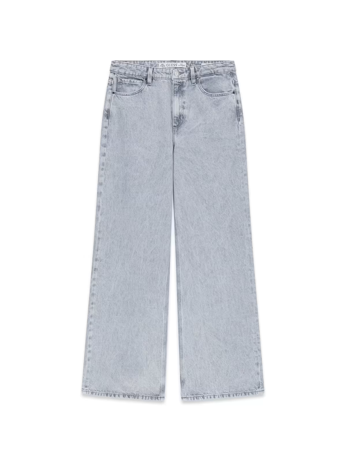 Calças Wide Leg Cinza - Guess 5