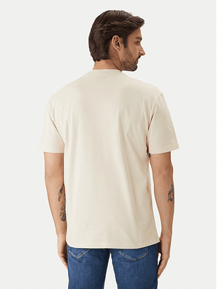 T-shirt Exotic Logo Bege - Guess 