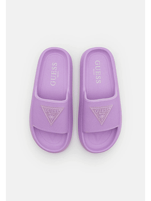 Chinelo em Borracha Lilás - Guess