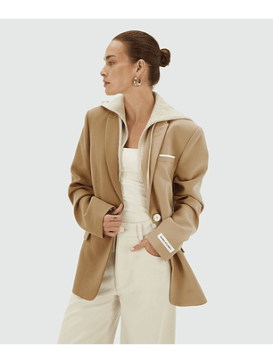 Blazer SUUS HOODI Bicolor Bege - Josh V