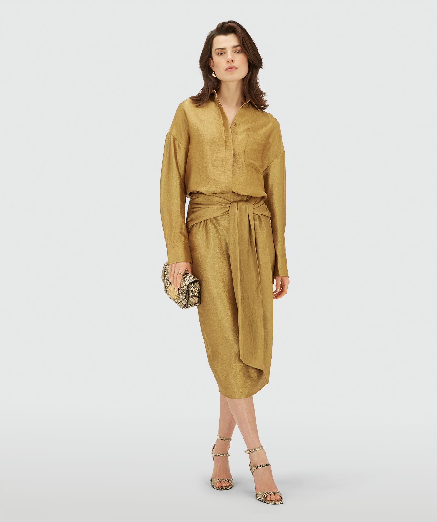 Saia Midi JAIME Dourado - Josh V 2