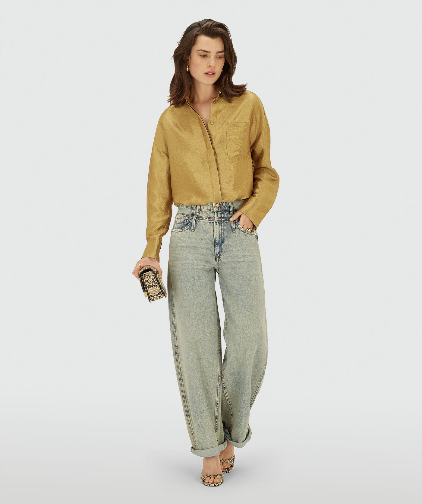 Camisa LUCILLA Dourado - Josh V  3