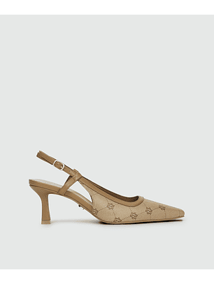 Sapato Aberro Atrás JINTHE Logo Taupe - Josh V