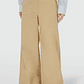 Calças Largas REGINA Bege - Josh V  - vignette 1