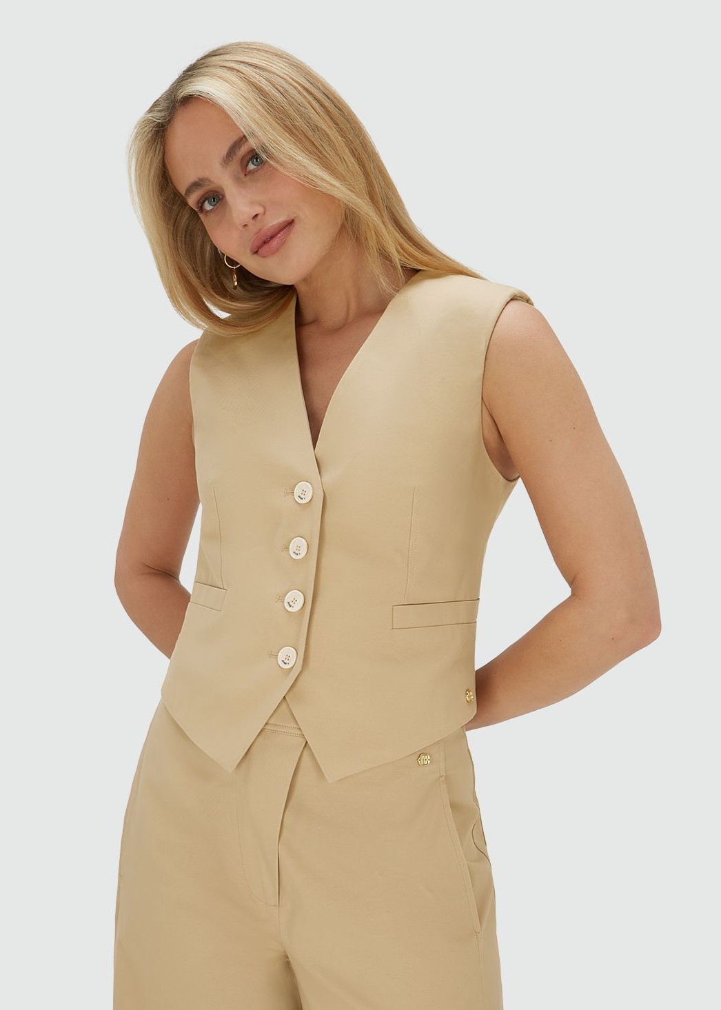 Colete MONET Bege - Josh V  1