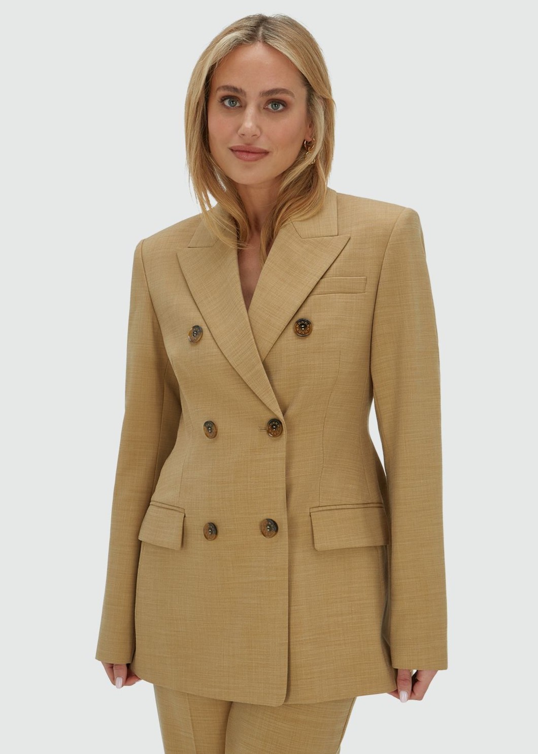 Blazer Comprido SANNE Camel - Josh V  1