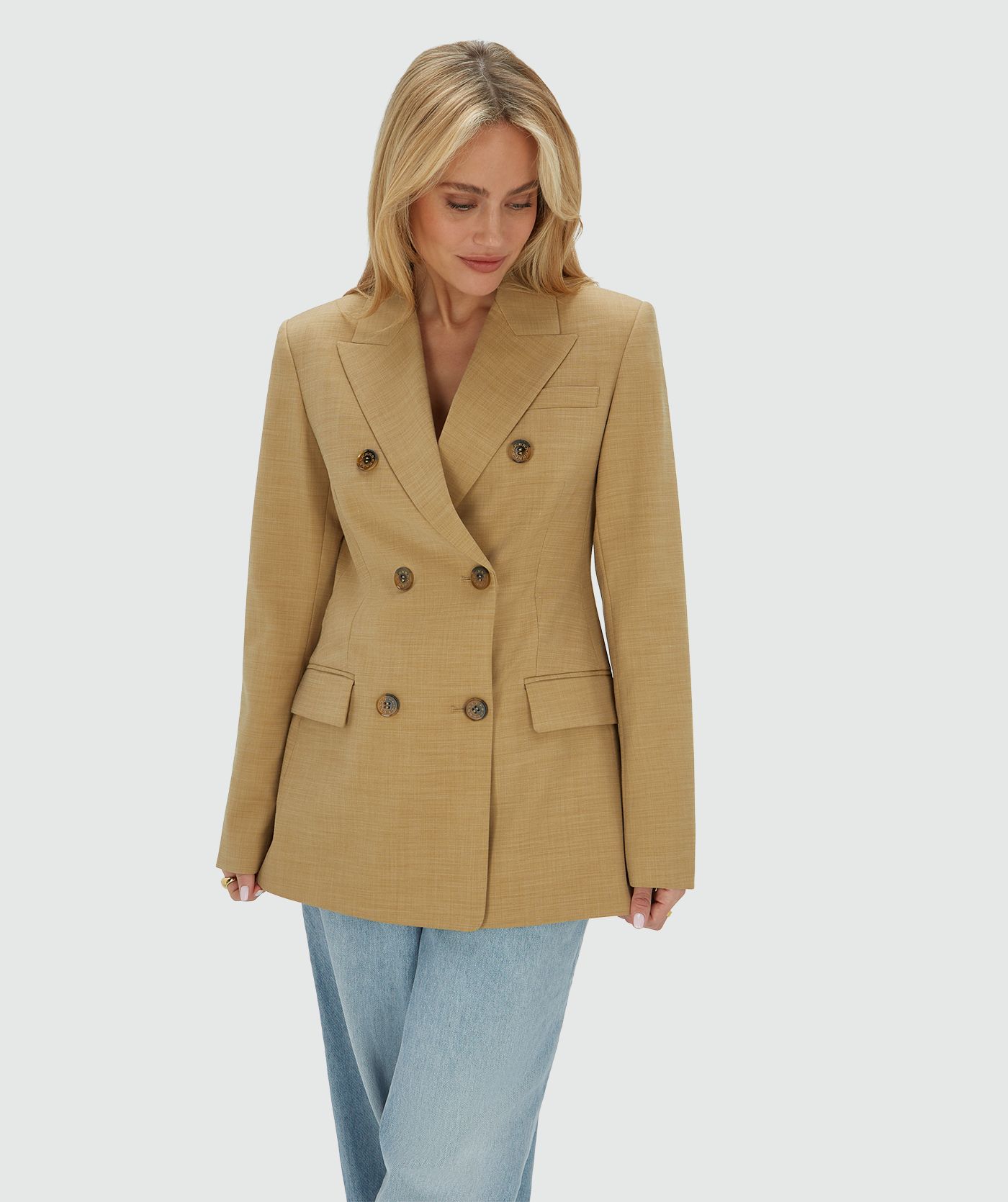 Blazer Comprido SANNE Camel - Josh V  4