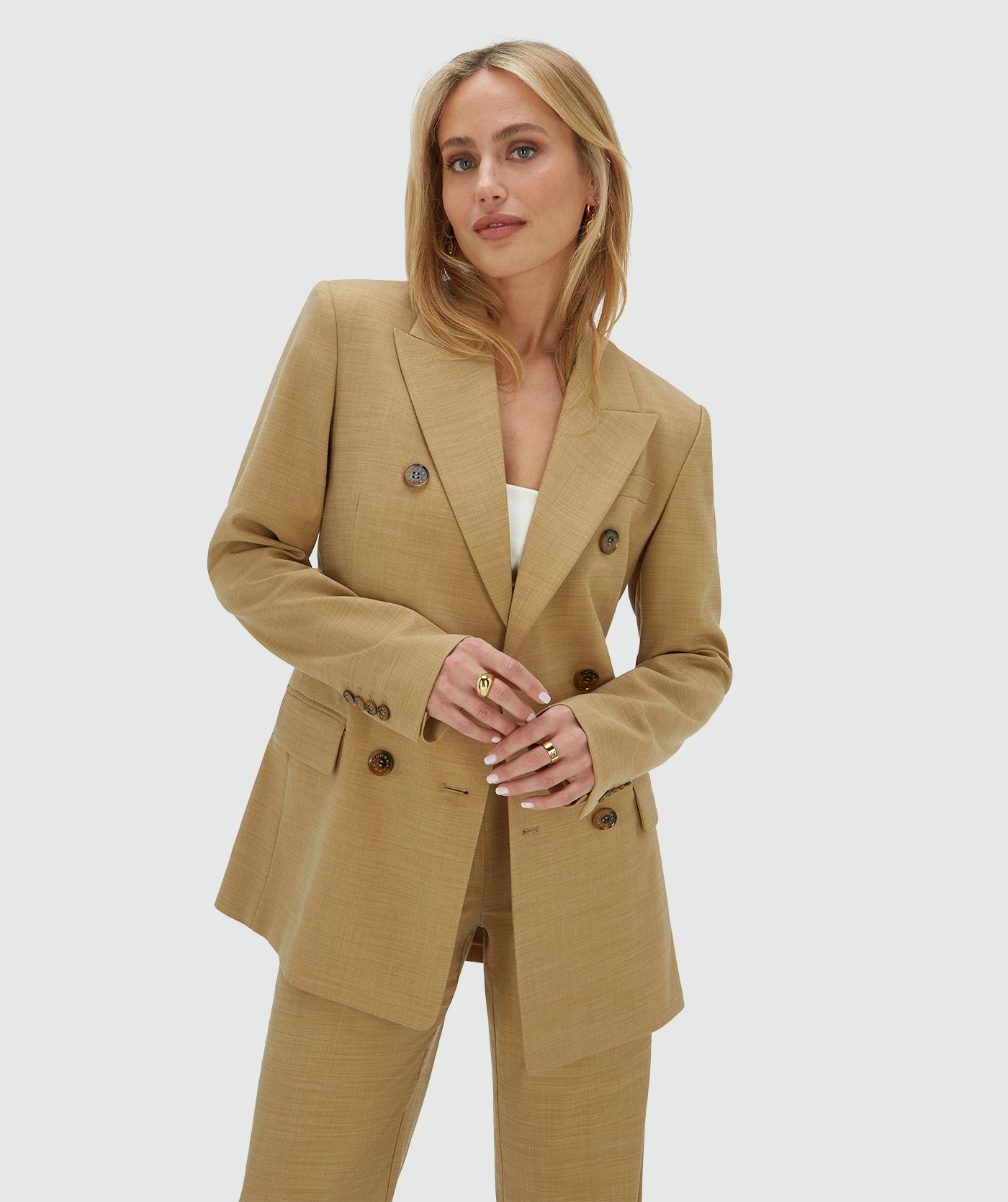 Blazer Comprido SANNE Camel - Josh V  5