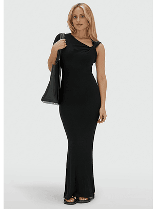 Vestido Canelado FAYLA Preto - Josh V