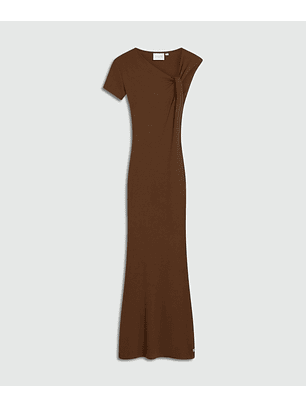 Vestido Canelado FAYLA Castanho - Josh V