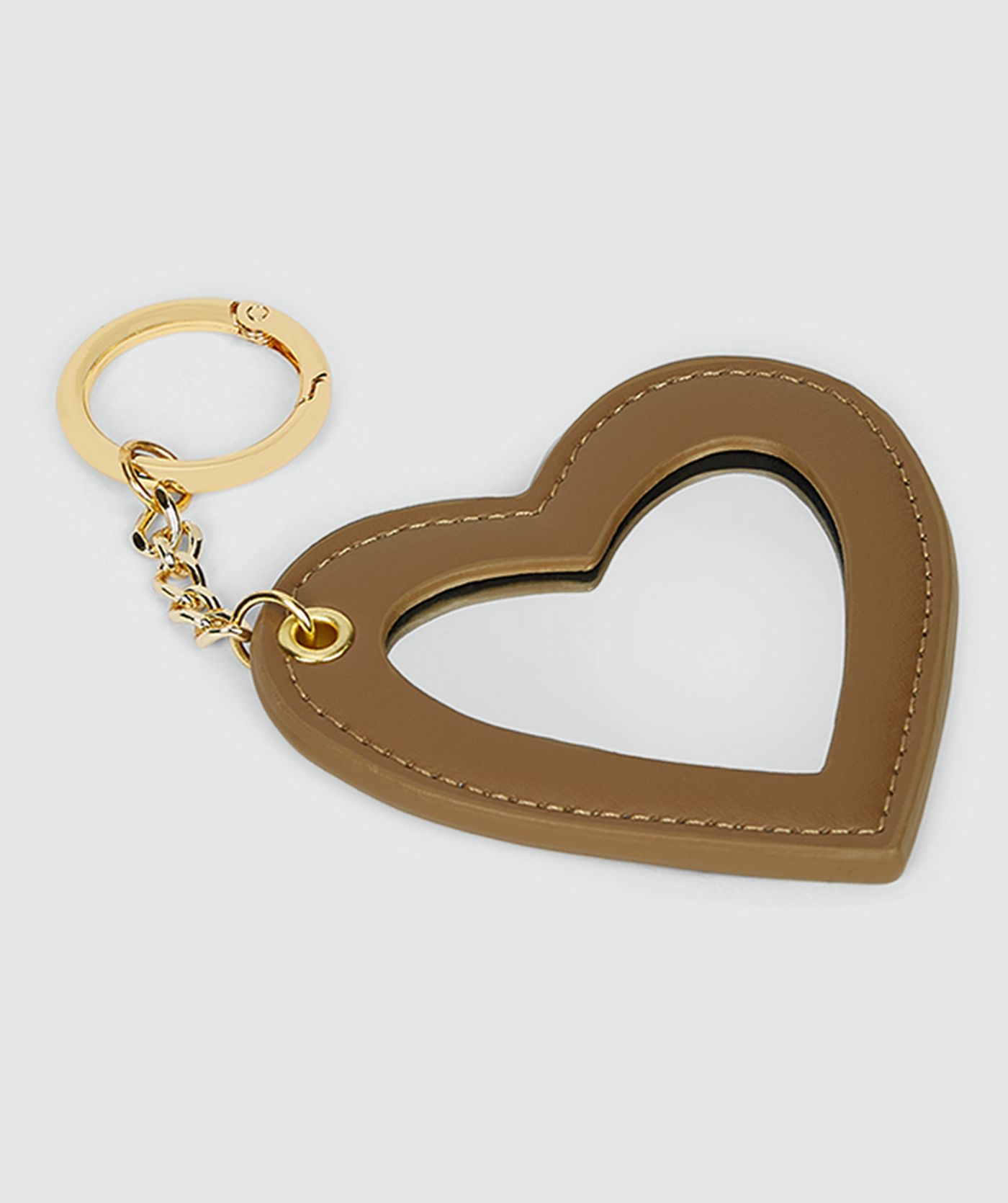 Pendente Espelho IZA Coração Camel - Josh V 1