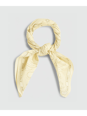 Lenço Quadrado ISOLDE Pequeno Amarelo - Josh V