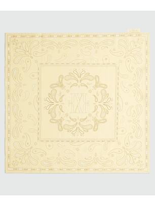 Lenço Quadrado ISOLDE Pequeno Amarelo - Josh V