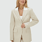 Blazer NILA Bege e Branco - Josh V - vignette 1