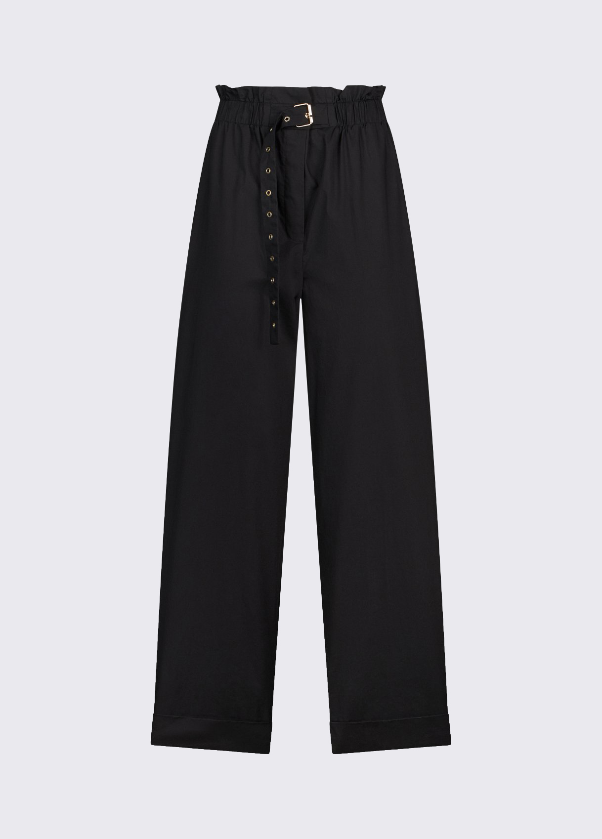 Calças Popline Cinto Preto - Liu Jo 5