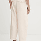 Calças com Cinto Creme - Liu Jo  - Thumbnail 2