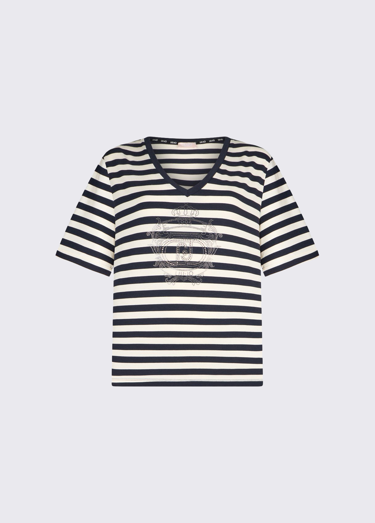 T-shirt Riscas Azul e Branco - LIU JO 5