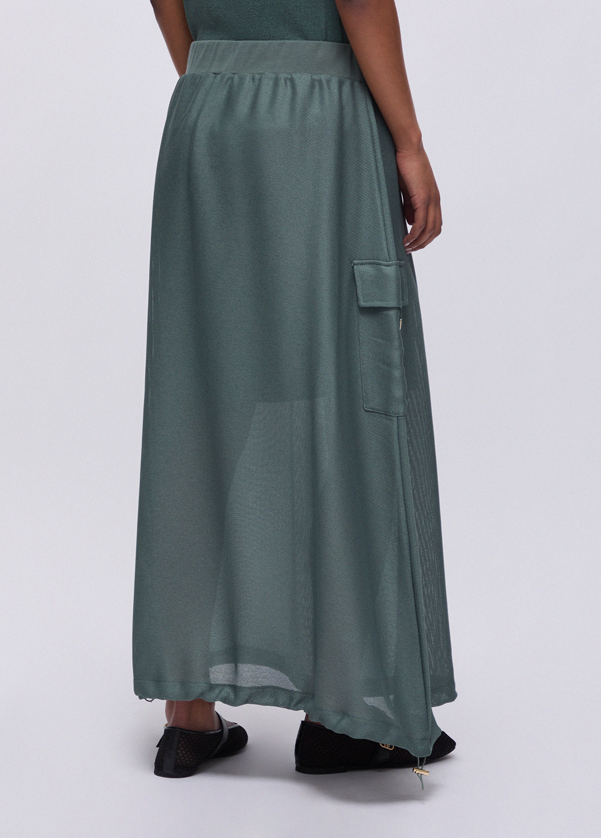 Saia Comprida em Rede Verde - LIU JO  3