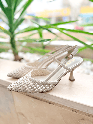 Sapato Aberto Branco - Menbur