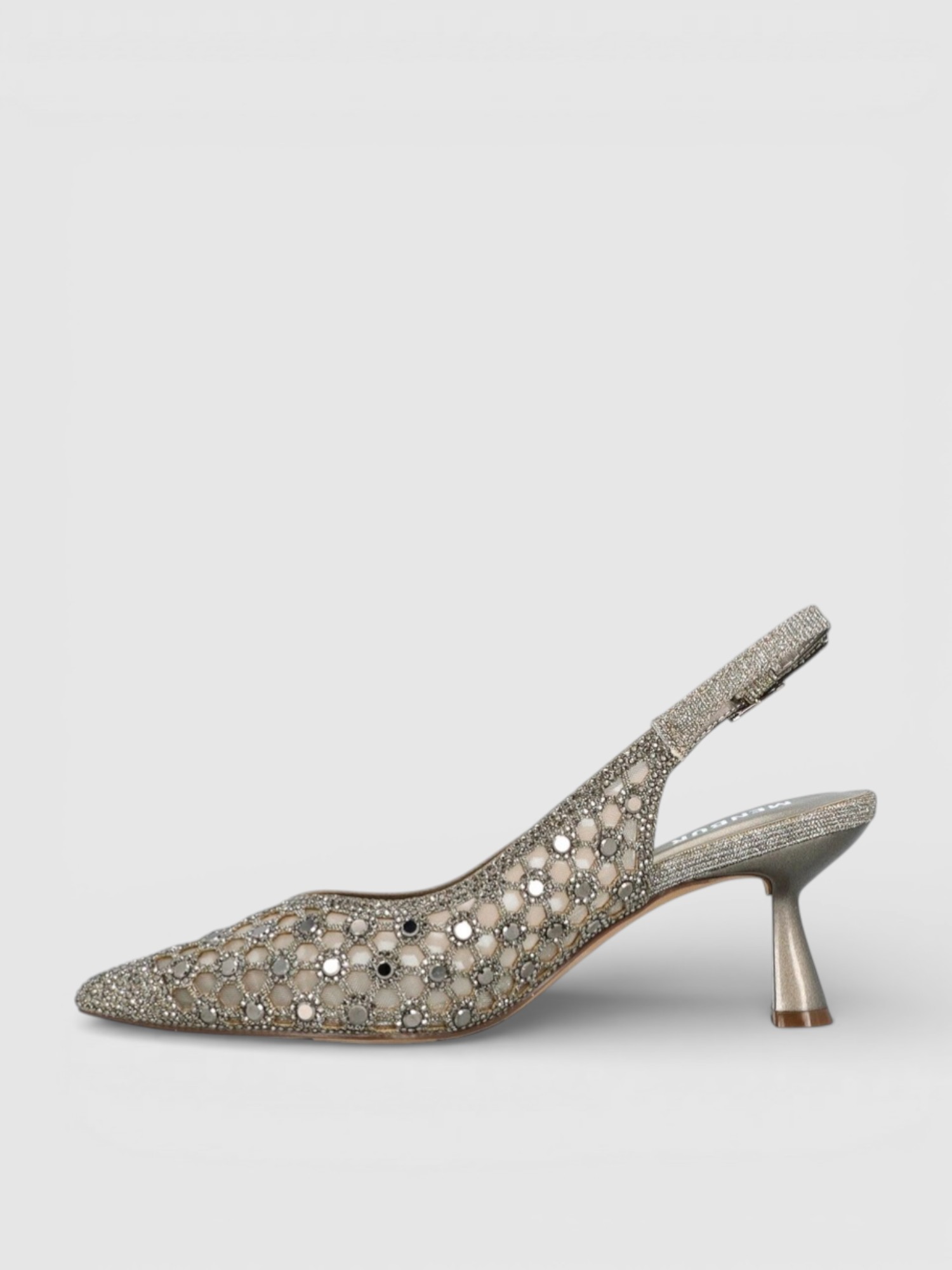 Sapato com Strass Chumbo e Dourado - Menbur 2