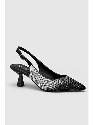 Sapato em Strass Prateado - Menbur  