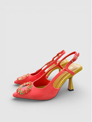 Sapato de Salto Coral - Menbur 