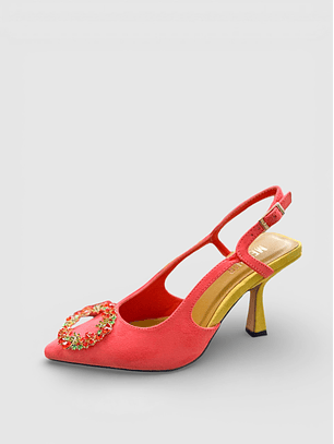 Sapato de Salto Coral - Menbur 