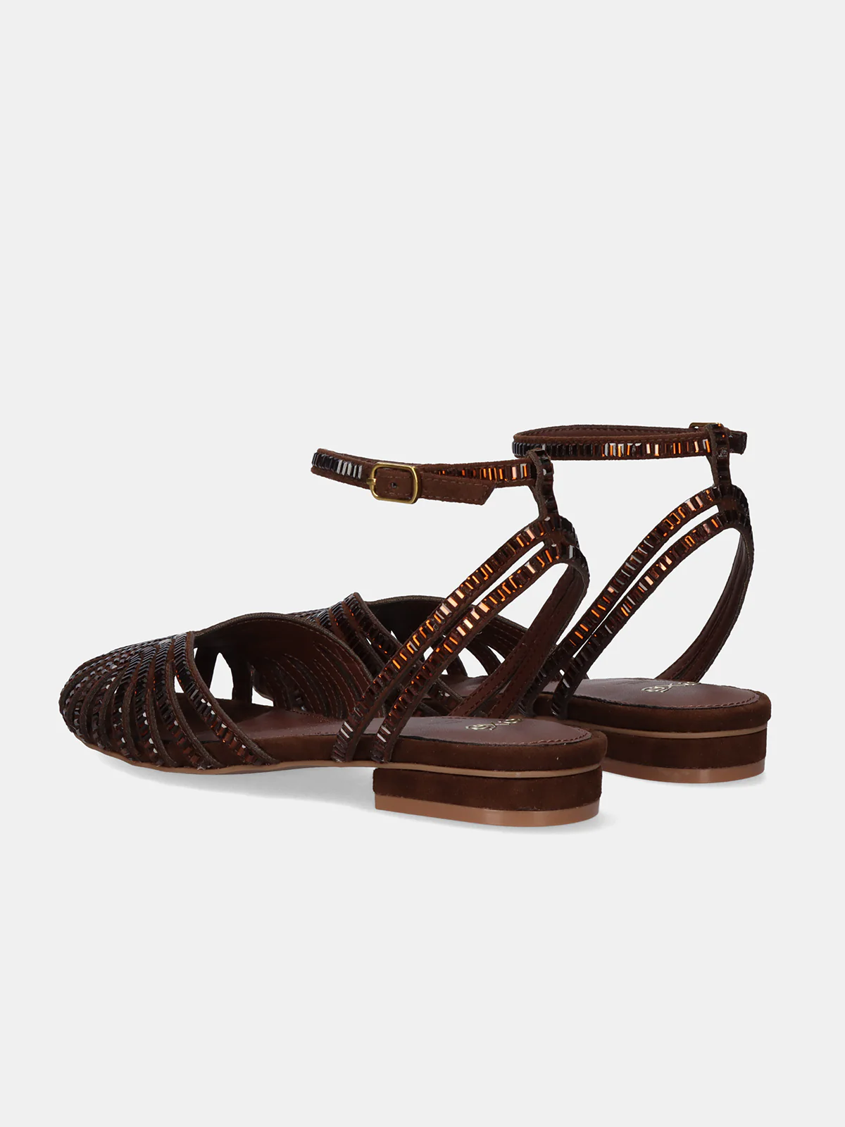 Sabrina Aberta com Brilhos Lola 307 Castanho - EXÉ  3