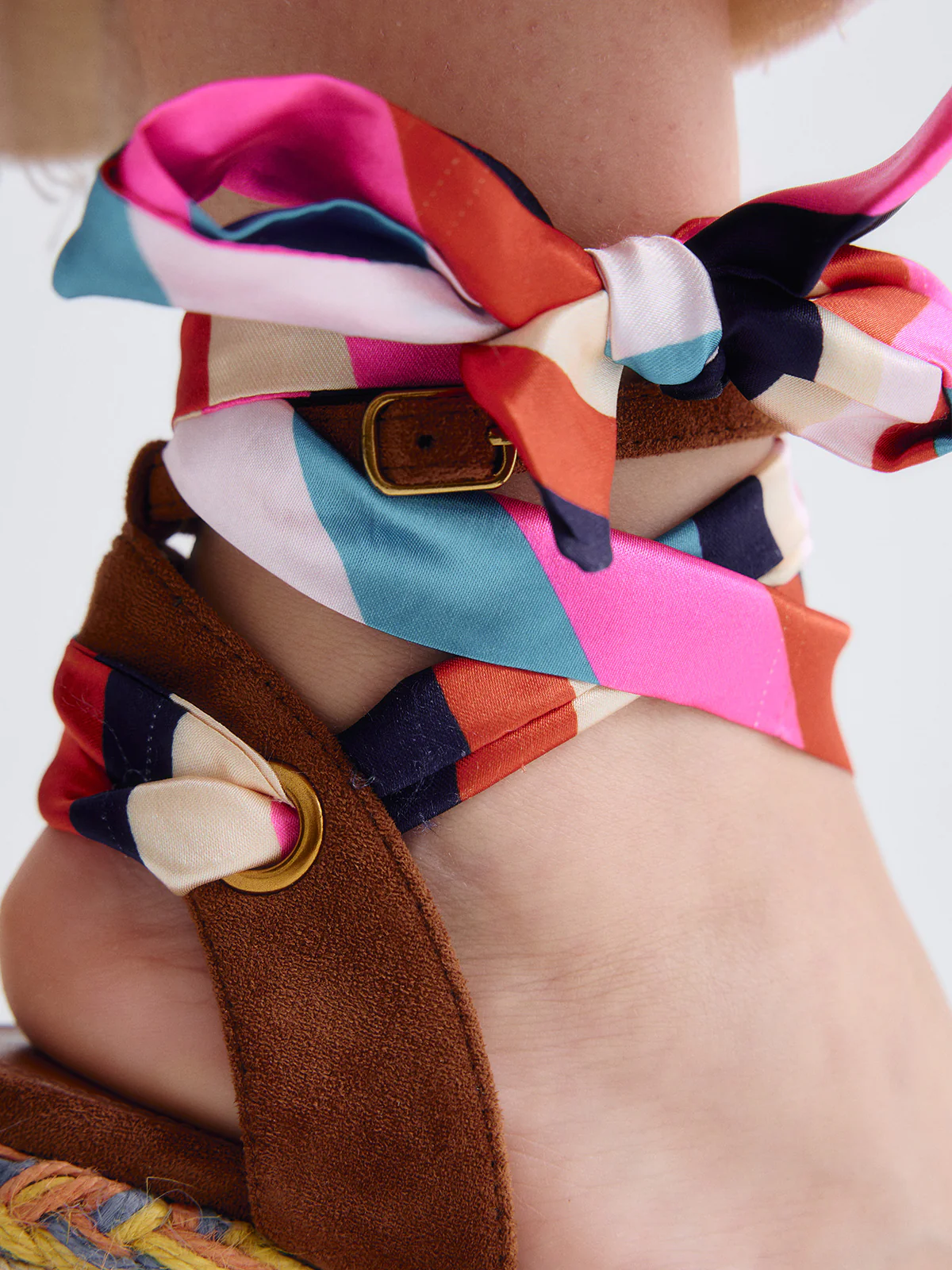 Sandália de Salto Havana 448 Camel - EXÉ 8