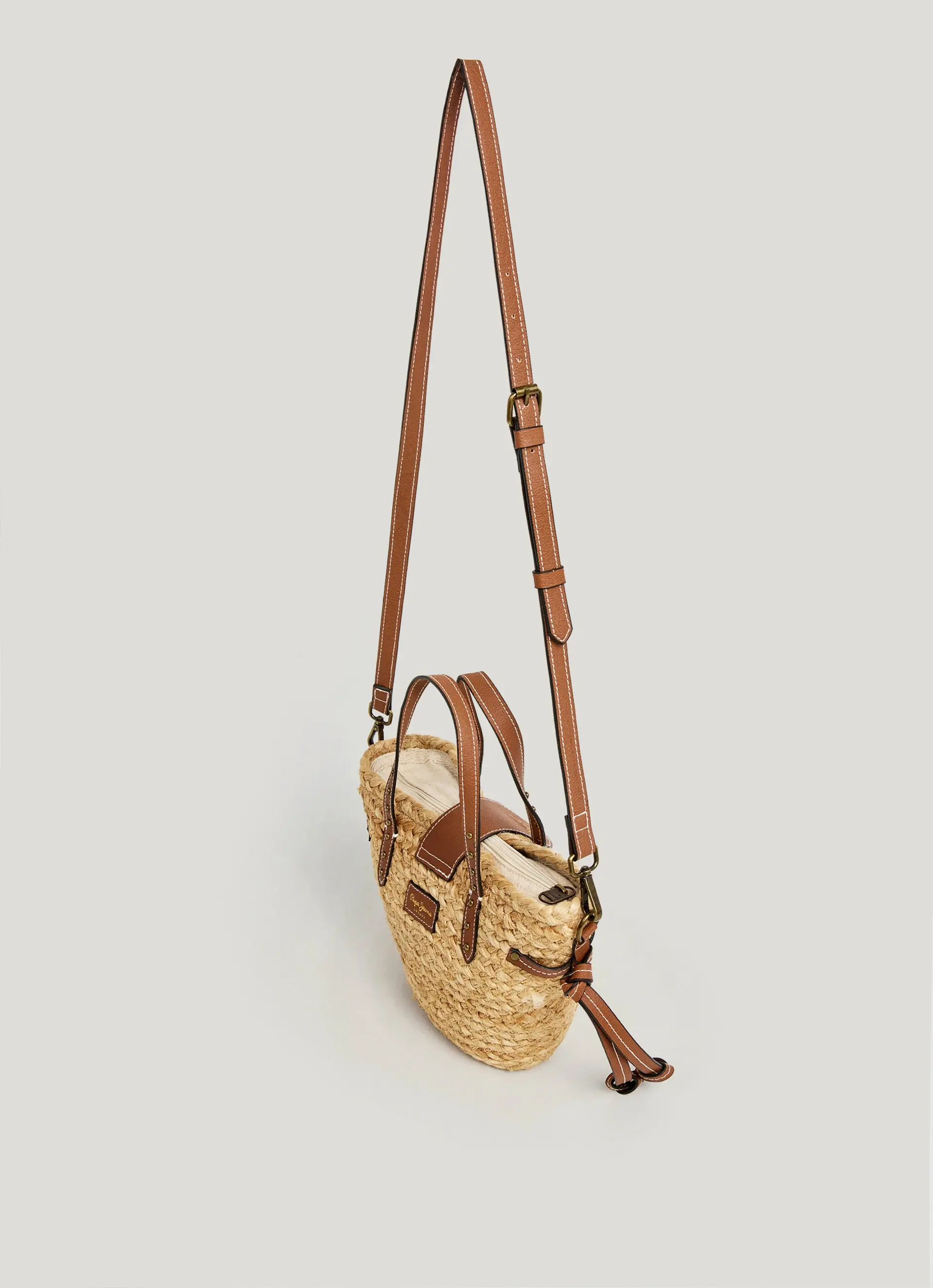 Mala em Ráfia PHEBI COAST Camel - Pepe Jeans  3