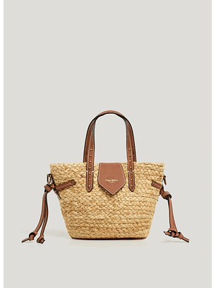 Mala em Ráfia PHEBI COAST Camel - Pepe Jeans 