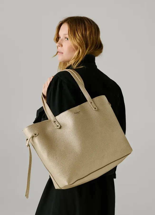 Mala de Ombro AUDREY SCRIPT Dourado - Pepe Jeans 2