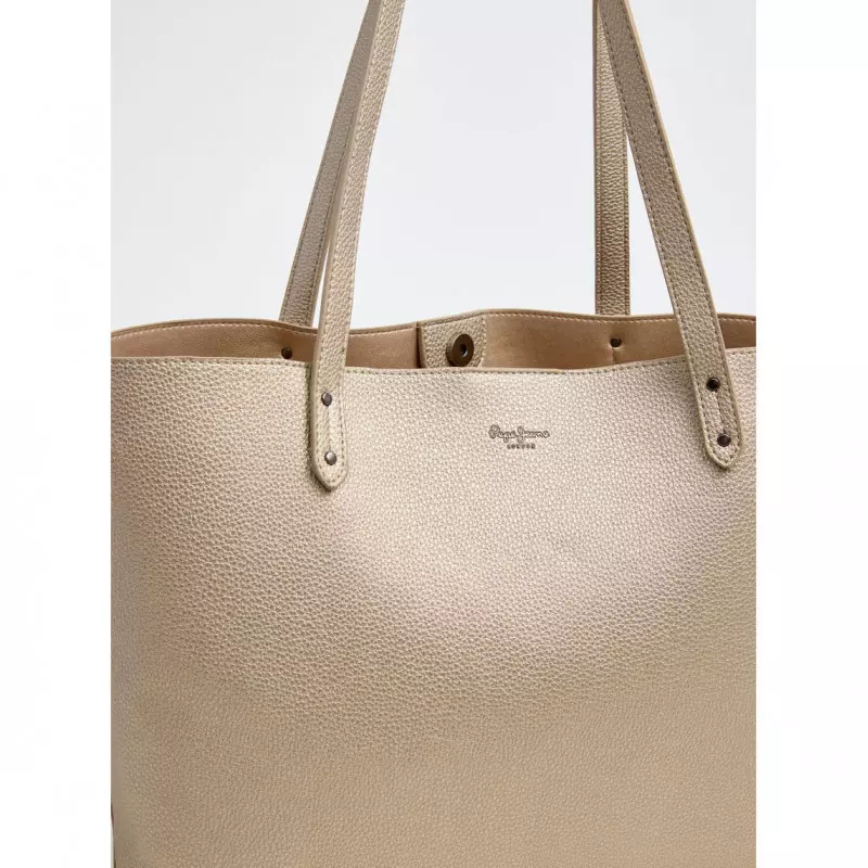 Mala de Ombro AUDREY SCRIPT Dourado - Pepe Jeans 5