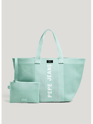 Mala de Ombro em Rede KNIT WINSLOW Azul - Pepe Jeans
