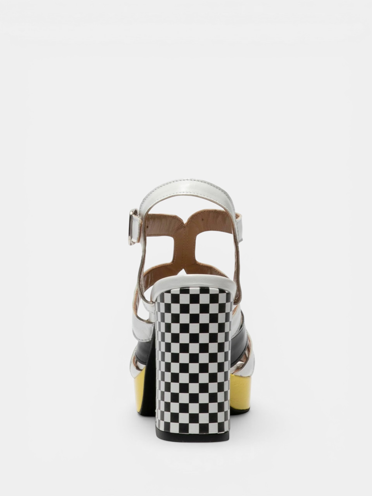 Sandália de Salto Etir Preto e Branco - Fly London  3