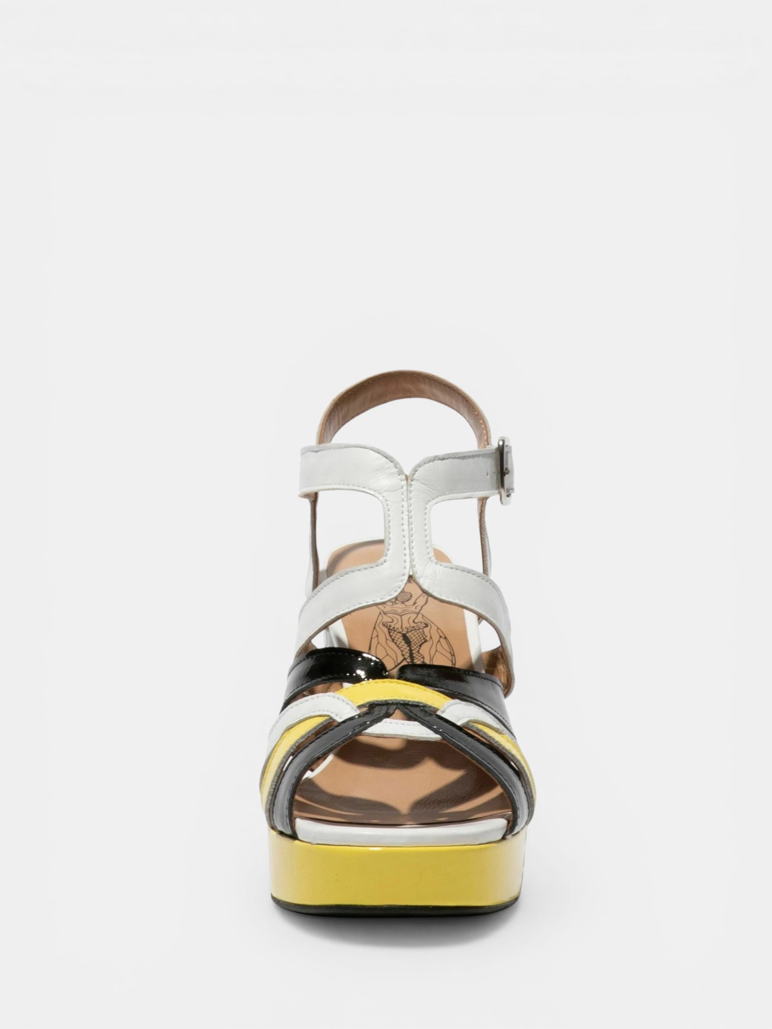 Sandália de Salto Etir Preto e Branco - Fly London  4