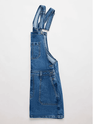 Jardineira Curta de Ganga - Guess Jeans